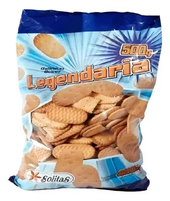 SOLITAS 500 gr LEGENDARIA VAINILLA (CAJA*8u)