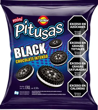 MINI PITUSAS BLACK 130 gr (CAJA*30u)