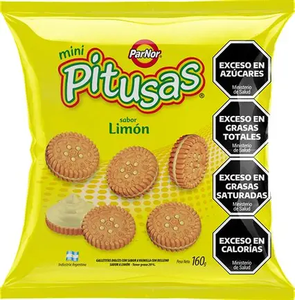 MINI PITUSAS LIMON 160 gr  (CAJA*30u)