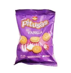 MINI PITUSAS VAINILLA 300 gr  (CAJA*16u)