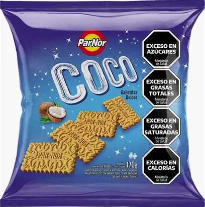 PARNOR COCO 170 gr (CAJA*30u)