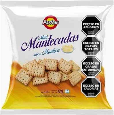 PARNOR MANTECADAS 170 gr (CAJA*30u)