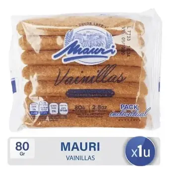VAINILLA MAURI 80 g. (CAJA*36u)