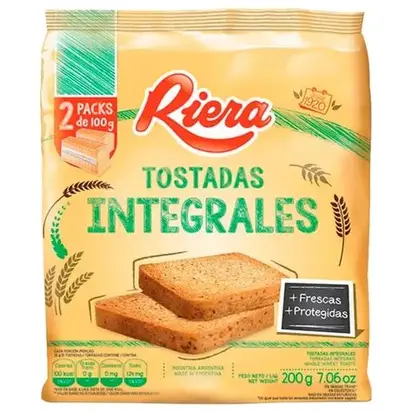 TOSTADAS RIERA INTEGRAL (CAJA*18u)