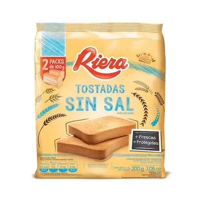 TOSTADAS RIERA SIN SAL (CAJA*18)