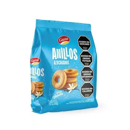 ANILLITO VAINILLA GAONA 210 gr (CAJA*16u)