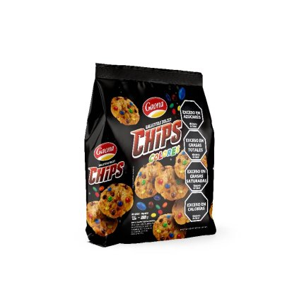 GAONA CHIPS COLORES (CAJA*18u)
