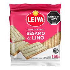 TOSTADAS LEIVA SESAMO Y LINO (CAJA*12u)