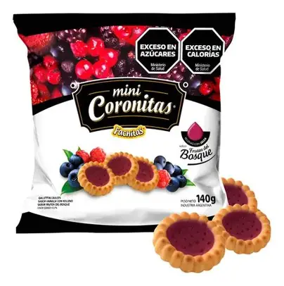 MINI FACHITAS FRUTOS DEL BOSQUE  (CAJA*30u)