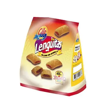 CILO LENGUITAS RELLENA MEMBRILLO (CAJA*12u)