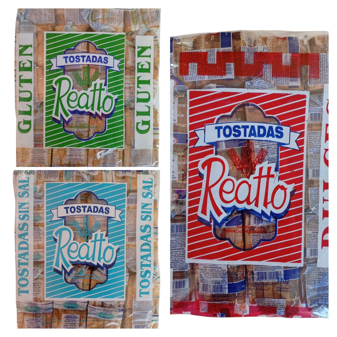 TOSTADAS REATTO