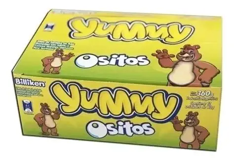YUMMY GELATINA x 12 Und 30 gr OSITOS