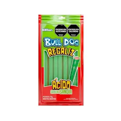 BULL DOG REGALIZ 75 gr SANDIA