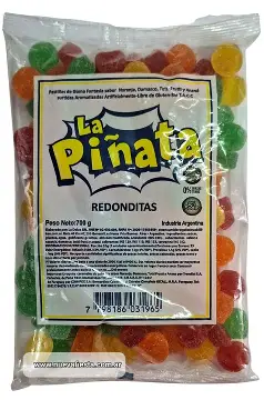 PIÑATA REDONDITAS 700 gr