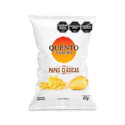 SNACK QUENTO PAPAS CLASICA 92 gr