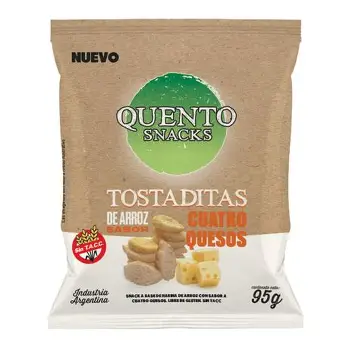 TOSTADITAS QUENTO 4 QUESOS