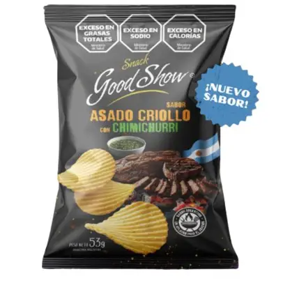 PAPAS GOOD SHOW ASADO CRIOLLO 53 g