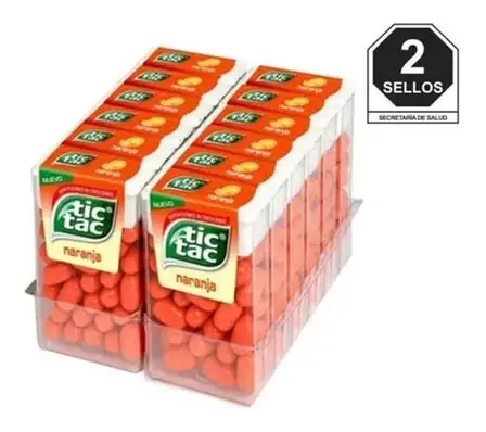 PASTILLAS TIC TAC NARANJA x 12 Ud