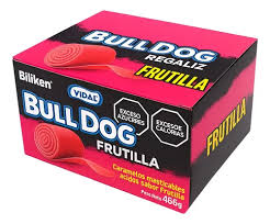 BULL DOG REGALIZ x 24 Ud 19 g FRUTILLA