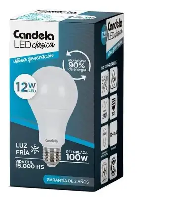 LAMPARA CANDELA 12W