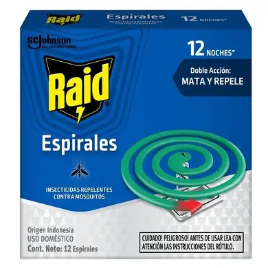 ESPIRALES RAID x 12 Ud