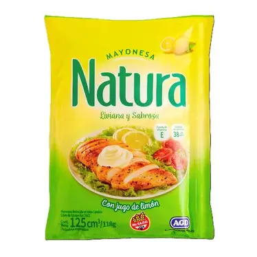 MAYONESA NATURA 125 gr