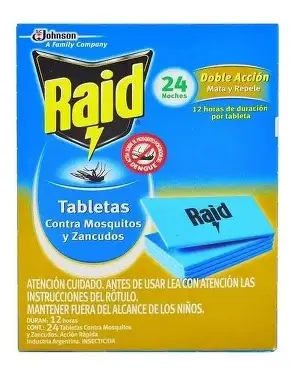 RAID PASTILLAS x 24 Ud