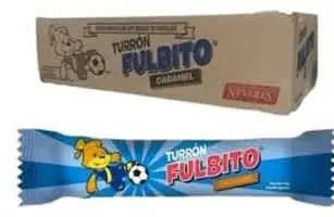 TURRONES FULBITO x 50 Uds