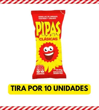 PIPAS x 10 Ud EN TIRAS