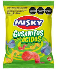 GOMAS GUSANITOS 500 G MISKY