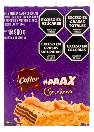OBLEA CHOCOLINAS MAX 16U