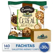 GALL MINI FACHITAS AVENA Y CHIPS 140G