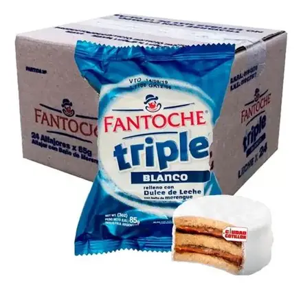 FANTOCHE TRIPLE BLANCO 24 Und