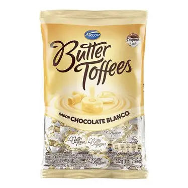 BUTTER TOFFE CHOCOLATE BLANCO 822 g