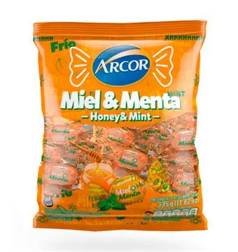 MIEL Y MENTA ARCOR 335 g