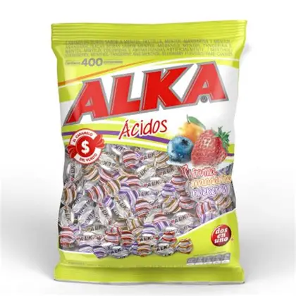 ALKA ACIDO FRUTA x 400 Und