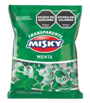 MENTA TRANSPARENTE MISKY 810 g.