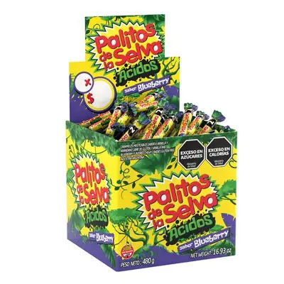 PALITOS DE LA SELVA BLUEBERRY 480 g.