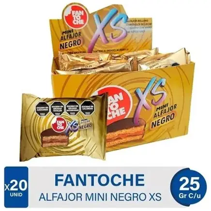 MINI FANTOCHE XS NEGRO 20 Und