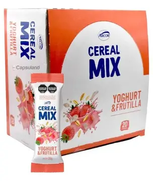 CEREAL MIX CAJA x 20 Und FRUTILLA