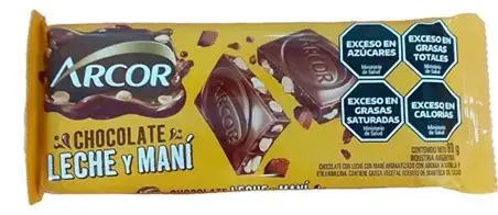 ARCOR 80 gr LECHE Y MANI