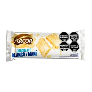 ARCOR BLANCO Y MANI 80 gr