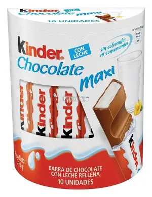 KINDER MAXI BARRITA x 10 Und