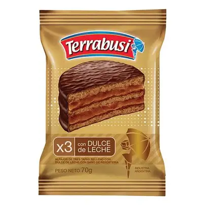 TERRABUSI 70 g. DULCE DE LECHE TRIPLE