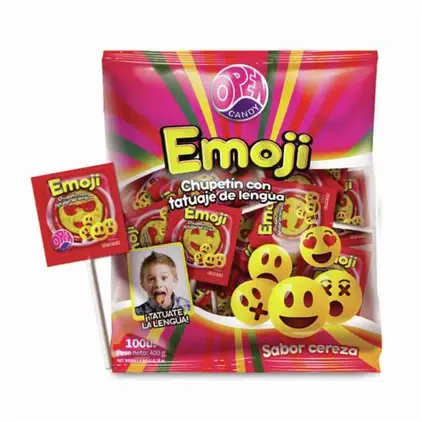 EMOJI PINTA LENGUA x 80 Und
