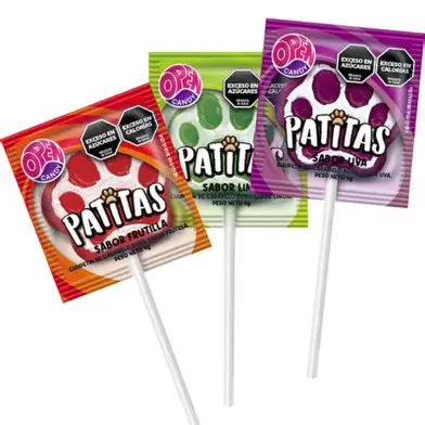 PATITAS PINTA LENGUA x 100 Und