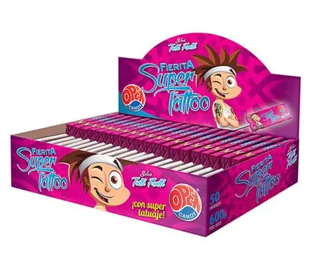 SUPER TATOO TUTI FRUTI x 50 Und