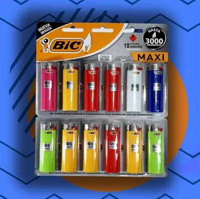 ENCENDEDORES BIC U (BLISTER D 6 O 12U)