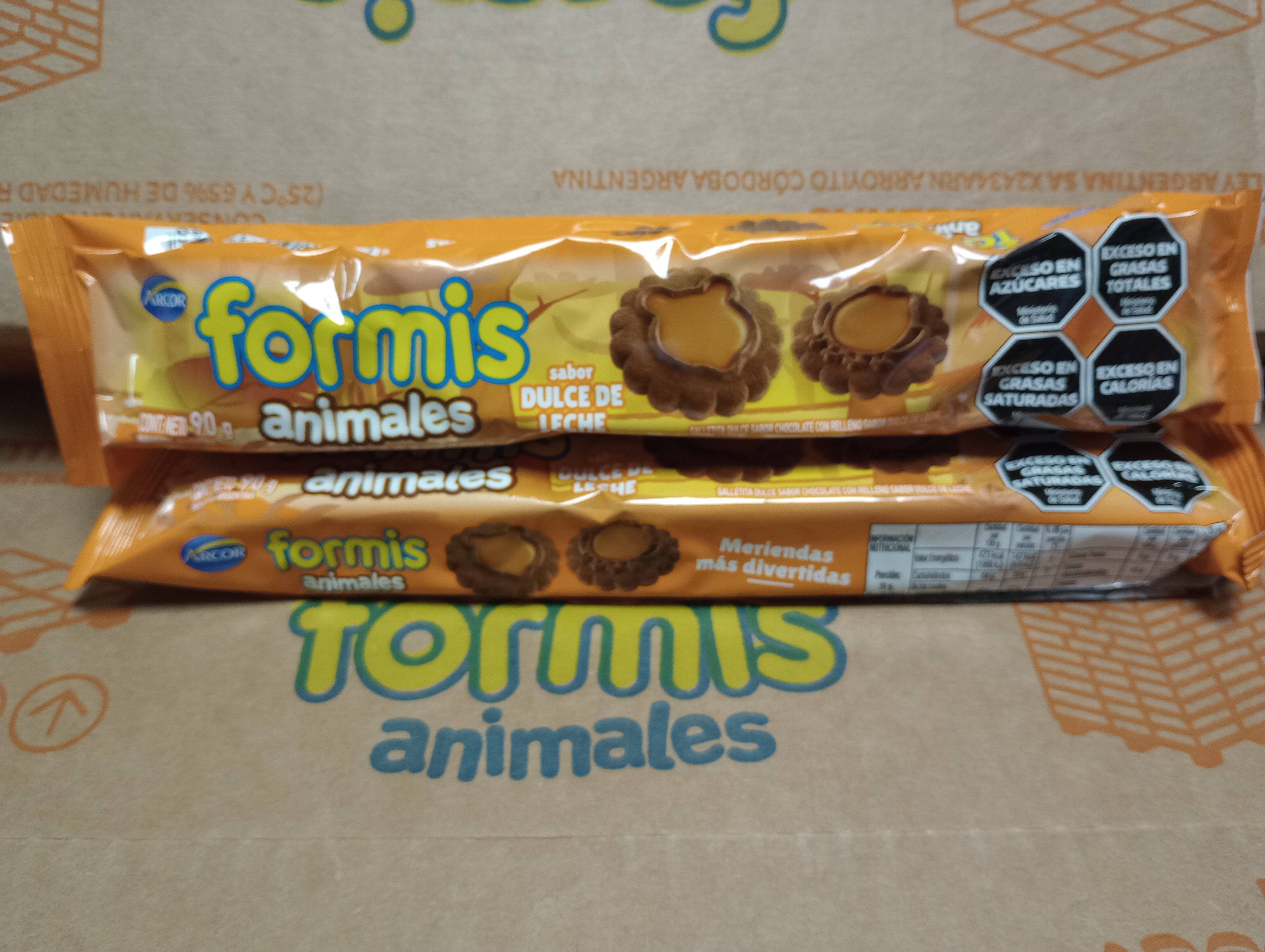FORMIS DULCE DE LECHE 90g (CAJA*36u)