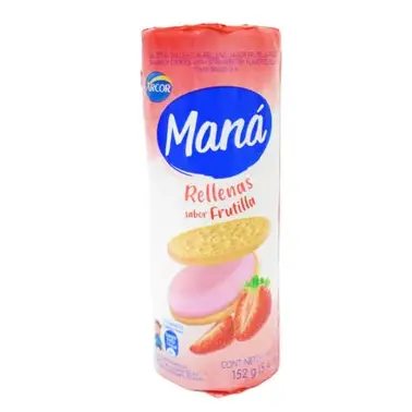 MANA RELLENAS FRUTILLA (CAJA*36u)